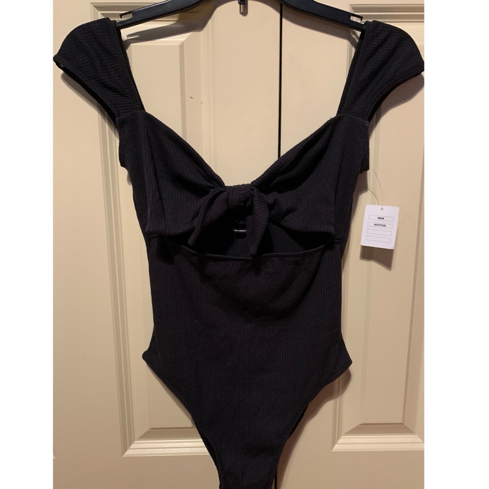 Black Cut Out Bodysuit